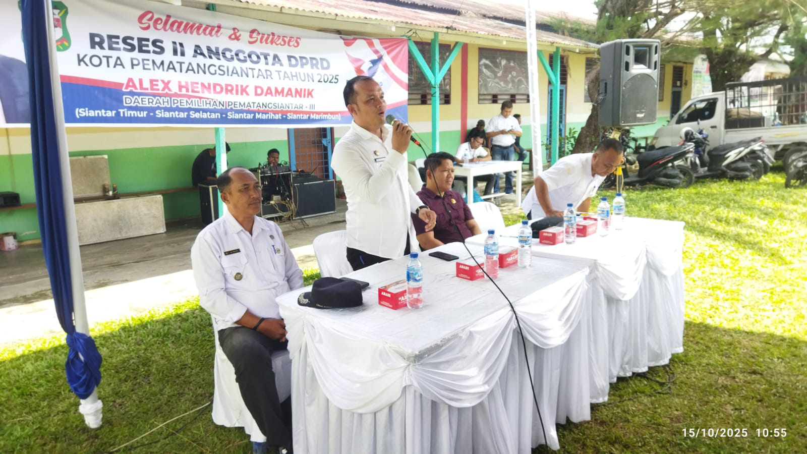 Anggota DPRD Siantar Alex Damanik Serap Aspirasi Warga Soal Lampu Jalan dan Drainase