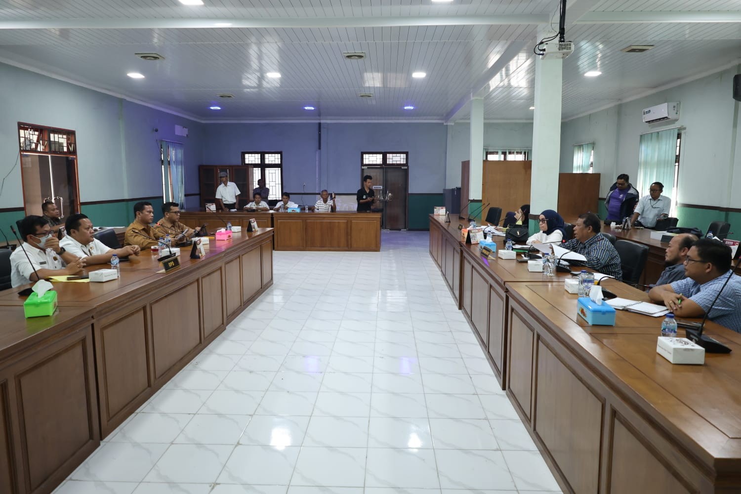 Rapat Pansus DPRD dengan Sekda, Plt.Kepala BPKPD dan BPN Siantar