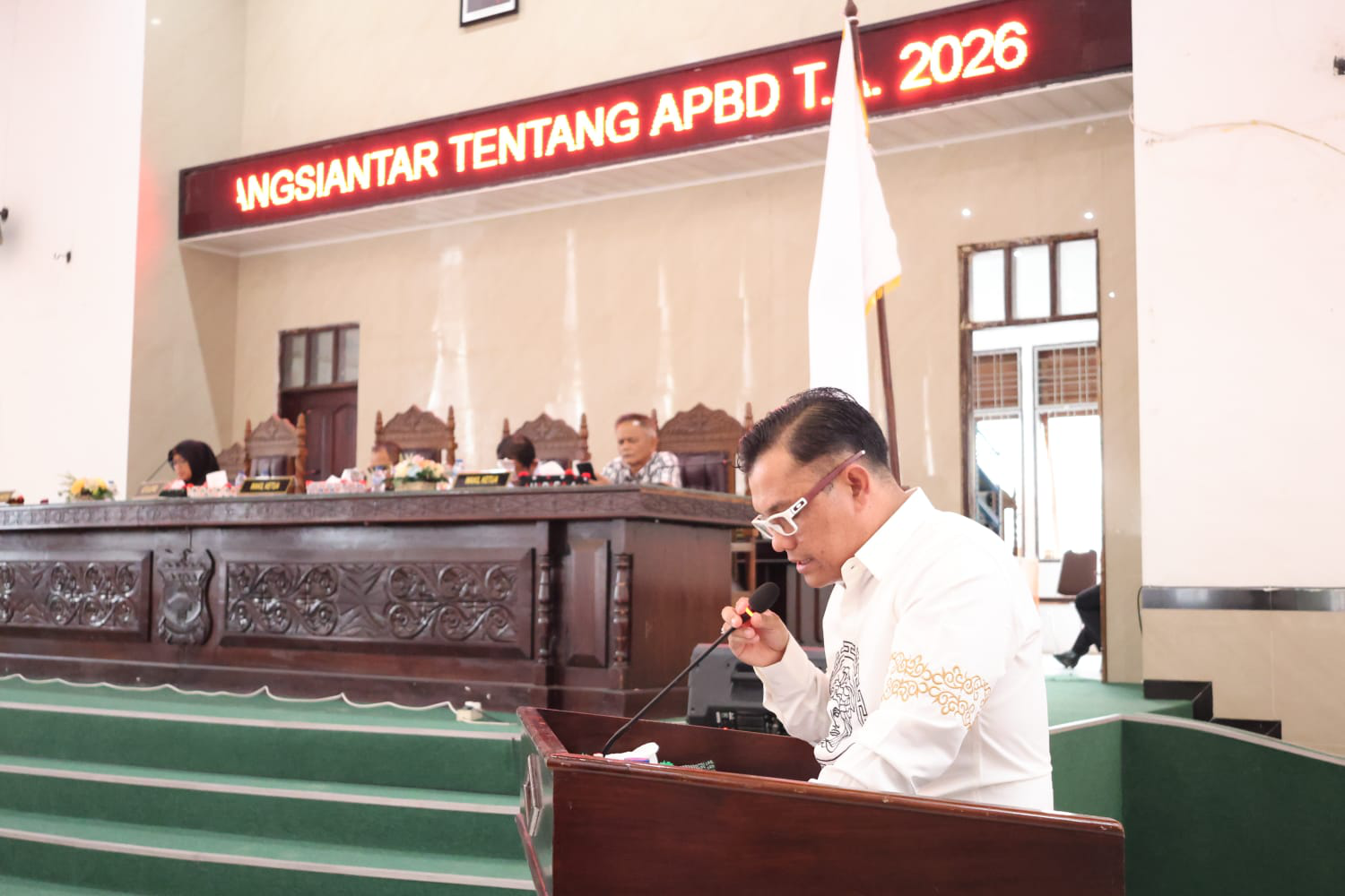 Fraksi Nurani Keadilan DPRD Siantar Sampaikan Pemandangan Umum Pengantar Nota Keuangan Wali Kota