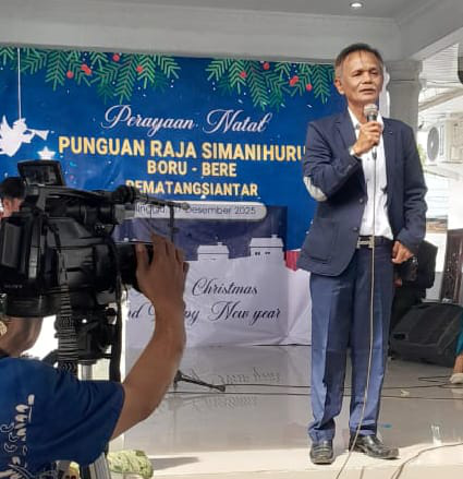 Wakil Ketua DPRD Siantar Frengki Boy Saragih Hadiri Natal Simanihuruk